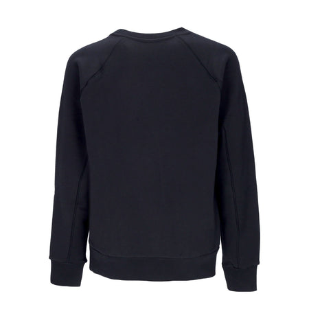 Nike Felpa Leggera Girocollo Uomo Sportswear Air French Terry Crew Black/white da uomo