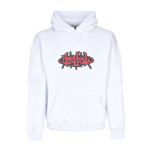 USUAL Felpa Cappuccio Uomo Hangar Hoodie White da uomo