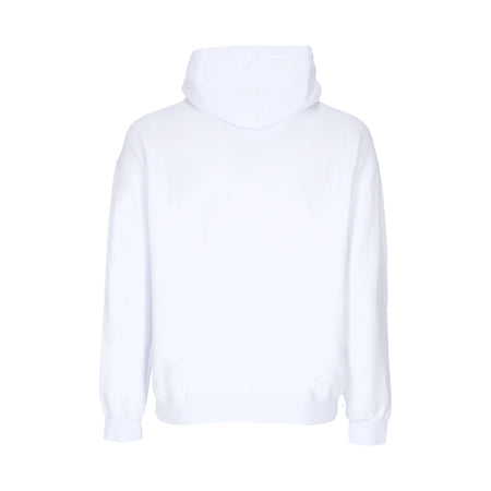 USUAL Felpa Cappuccio Uomo Hangar Hoodie White da uomo