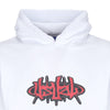 USUAL Felpa Cappuccio Uomo Hangar Hoodie White da uomo