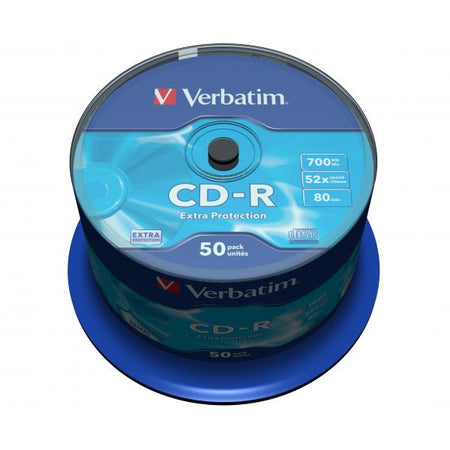 VERBATIM CD-R 700MB 52X EXTRA PROTECTION SURFACE PACK DA 50