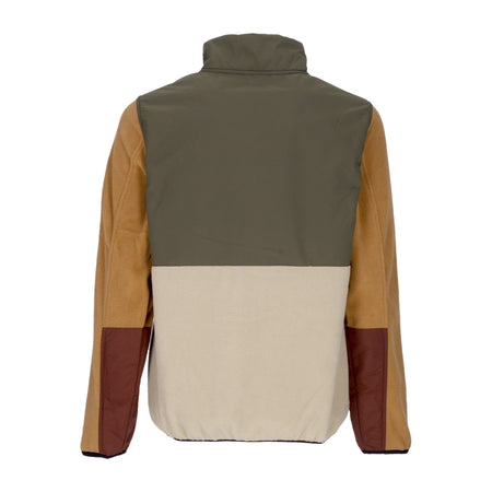 IRIEDAILY Giubbotto Pile Uomo Auf Deck Fleece Jacket Caramel da uomo