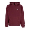 47 BRAND Felpa Cappuccio Uomo Mlb Burnside Base Runner Hood Neyyan Dark Maroon da uomo