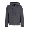 47 BRAND Felpa Cappuccio Uomo Mlb Imprint Burnside Hood Losdod Charcoal da uomo