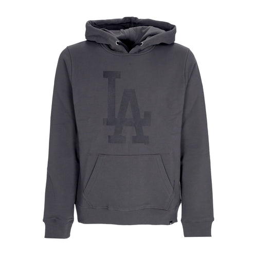 47 BRAND Felpa Cappuccio Uomo Mlb Imprint Burnside Hood Losdod Charcoal da uomo