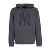 47 BRAND Felpa Cappuccio Uomo Mlb Imprint Burnside Hood Neyyan Charcoal da uomo