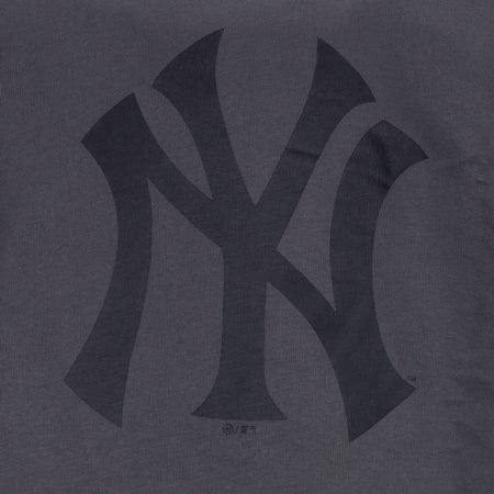 47 BRAND Felpa Cappuccio Uomo Mlb Imprint Burnside Hood Neyyan Charcoal da uomo