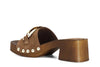CIABATTA IN PELLE SCAMOSCIATA CON ACCESSORIO