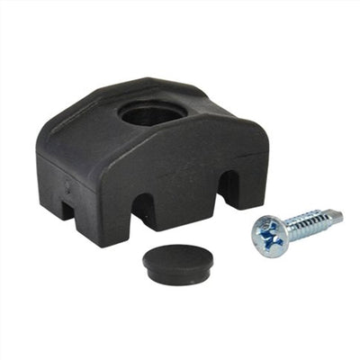 Piastrina di fissaggio per pali quadrati della rete metallica a pannello