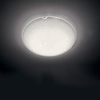 Plafoniera moderna Illuminando ASTER 30 PL E27 LED vetro serigrafato lampada soffitto