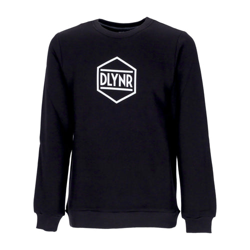 DOLLY NOIRE Felpa Girocollo Uomo Logo Crewneck Black da uomo