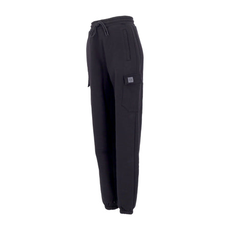 DOLLY NOIRE Pantalone Tuta Felpato Uomo Cargo Sweatpants Black da uomo