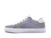 CRIME LONDON Sneakers uomo in nabuk grigio traforato