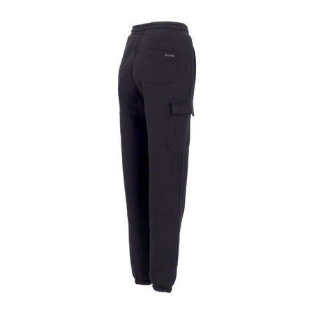 DOLLY NOIRE Pantalone Tuta Felpato Uomo Cargo Sweatpants Black da uomo