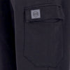 DOLLY NOIRE Pantalone Tuta Felpato Uomo Cargo Sweatpants Black da uomo