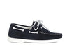 SCARPE BARCA IN PELLE SCAMOSCIATA