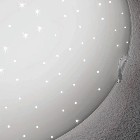 Plafoniera moderna Illuminando ASTER 50 PL E27 LED vetro serigrafato lampada soffitto