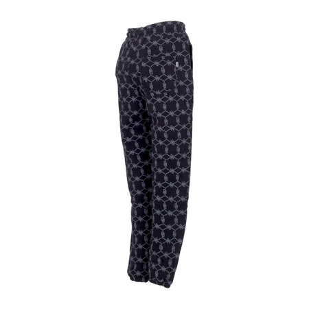 DOLLY NOIRE Pantalone Tuta Felpato Uomo Monogram Sweatpants Black da uomo