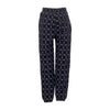DOLLY NOIRE Pantalone Tuta Felpato Uomo Monogram Sweatpants Black da uomo