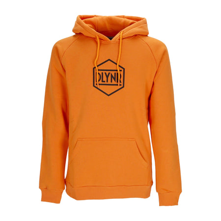 DOLLY NOIRE Felpa Cappuccio Uomo Logo Hoodie Orange da uomo