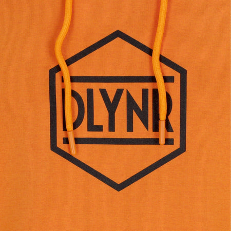 DOLLY NOIRE Felpa Cappuccio Uomo Logo Hoodie Orange da uomo