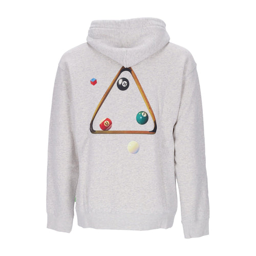 HUF Felpa Cappuccio Uomo Dirty Pool Tt P/o Hoodie Athletic Heather da uomo