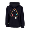 HUF Felpa Cappuccio Uomo Dirty Pool Tt P/o Hoodie Black da uomo