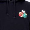 HUF Felpa Cappuccio Uomo Dirty Pool Tt P/o Hoodie Black da uomo