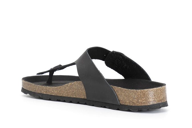 INFRADITO IN PELLE CON FIBBIA