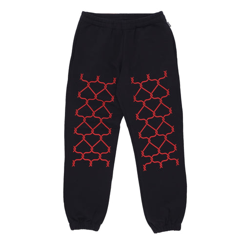 IUTER Pantalone Tuta Felpato Uomo Net Sweatpant Black da uomo