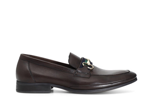 MOCASSINO IN PELLE CON MORSETTO