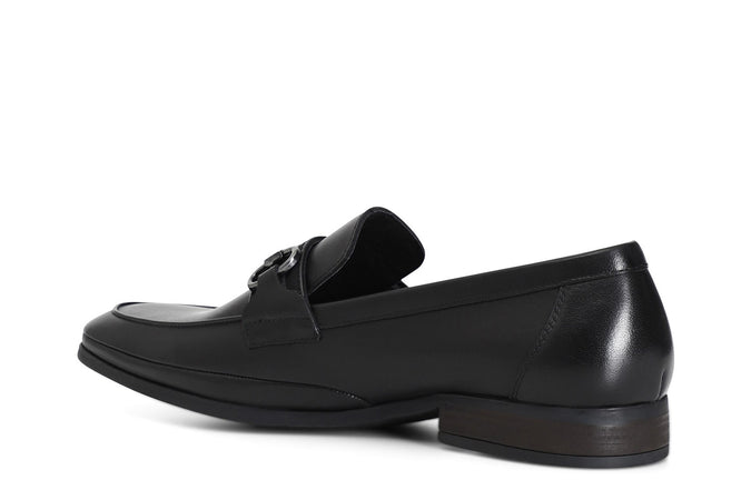 MOCASSINO IN PELLE CON MORSETTO