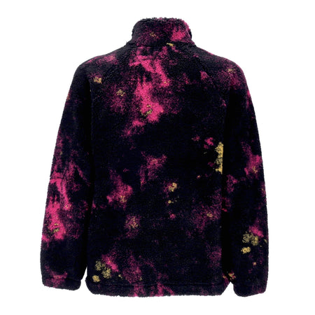 IUTER Orsetto Uomo Tie Dye Fur Zip Neck Purple da uomo