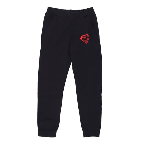 IUTER Pantalone Tuta Felpato Uomo Stencil Sweatpant Black da uomo