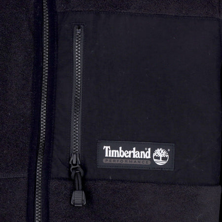 TIMBERLAND Giubbotto Pile Uomo Polartec Fleece Black da uomo