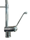 Rubinetto cucina industriale 50 cm in ottone con leva clinica e doccetta multigetto professionale