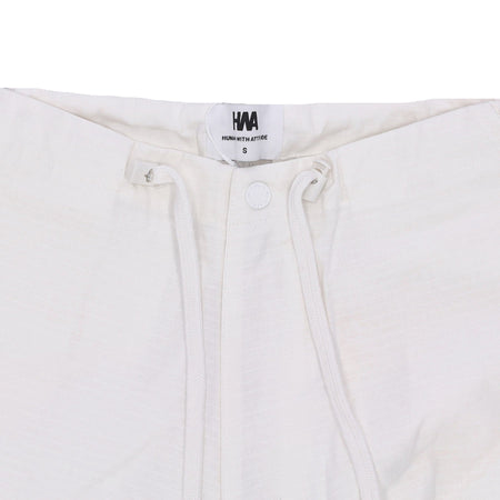 HUMAN WITH ATTITUDE Pantalone Lungo Uomo Perfect Cargo Pants Off White da uomo