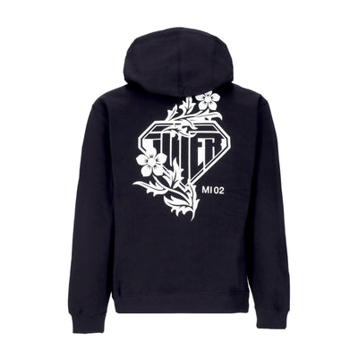 IUTER Felpa Cappuccio Uomo Jewel Hoodie Black da uomo