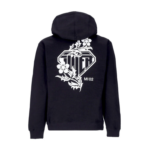 IUTER Felpa Cappuccio Uomo Jewel Hoodie Black da uomo