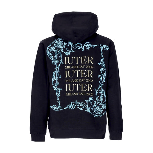IUTER Felpa Cappuccio Uomo Type Hoodie Black da uomo