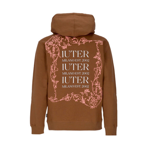 IUTER Felpa Cappuccio Uomo Type Hoodie Brown da uomo