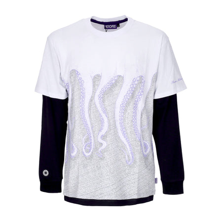 OCTOPUS Maglietta Manica Lunga Uomo Milan L/s Tee White da uomo