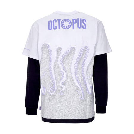 OCTOPUS Maglietta Manica Lunga Uomo Milan L/s Tee White da uomo