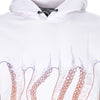 OCTOPUS Felpa Cappuccio Uomo Gradient Hoodie White da uomo
