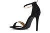 SANDALO IN PELLE SCAMOSCIATA CON TOPPONE