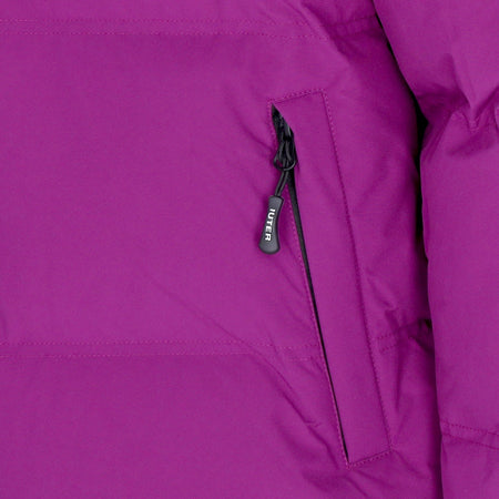 IUTER Piumino Uomo Puffer Jacket Purple da uomo