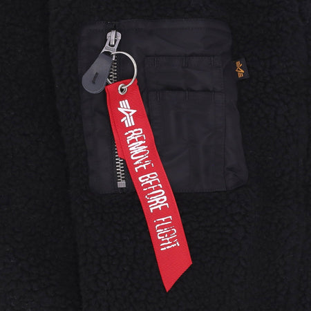ALPHA INDUSTRIES Orsetto Uomo Ma-1 Teddy Black da uomo
