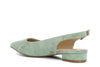 SCARPE IN PELLE SCAMOSCIATA APERTE DIETRO