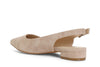 SCARPE IN PELLE SCAMOSCIATA APERTE DIETRO
