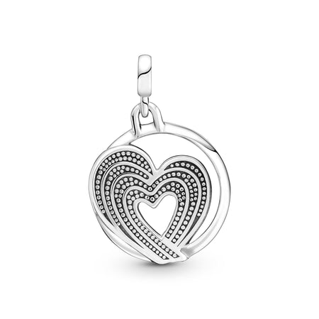 PANDORA - Medallion Heart of Freedom Pandora ME Rifinito a mano